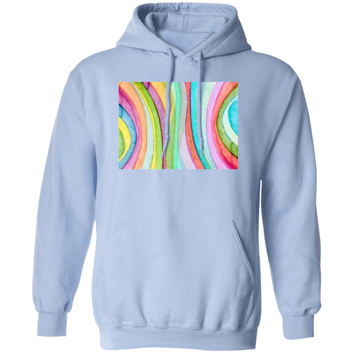 Colorful Pattern Hooded Sweatshirt