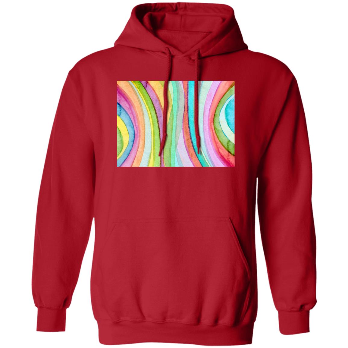 Colorful Pattern Hooded Sweatshirt