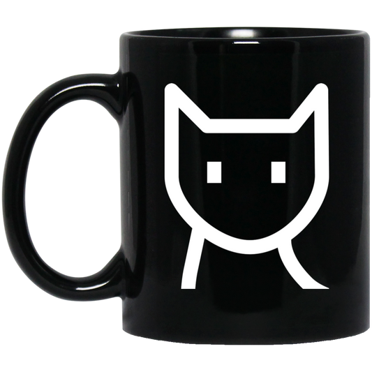 Otis 11 oz. Black Mug