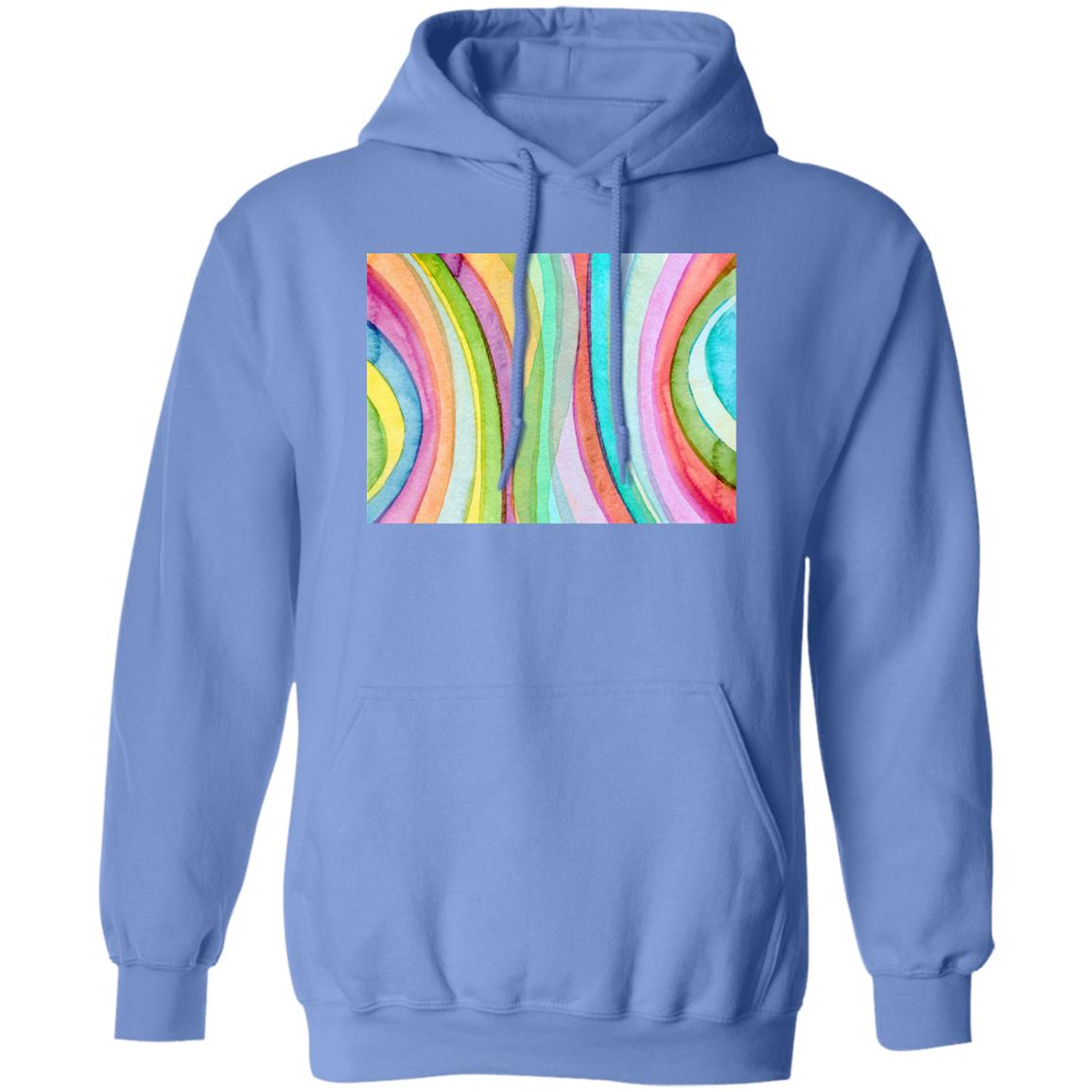 Colorful Pattern Hooded Sweatshirt