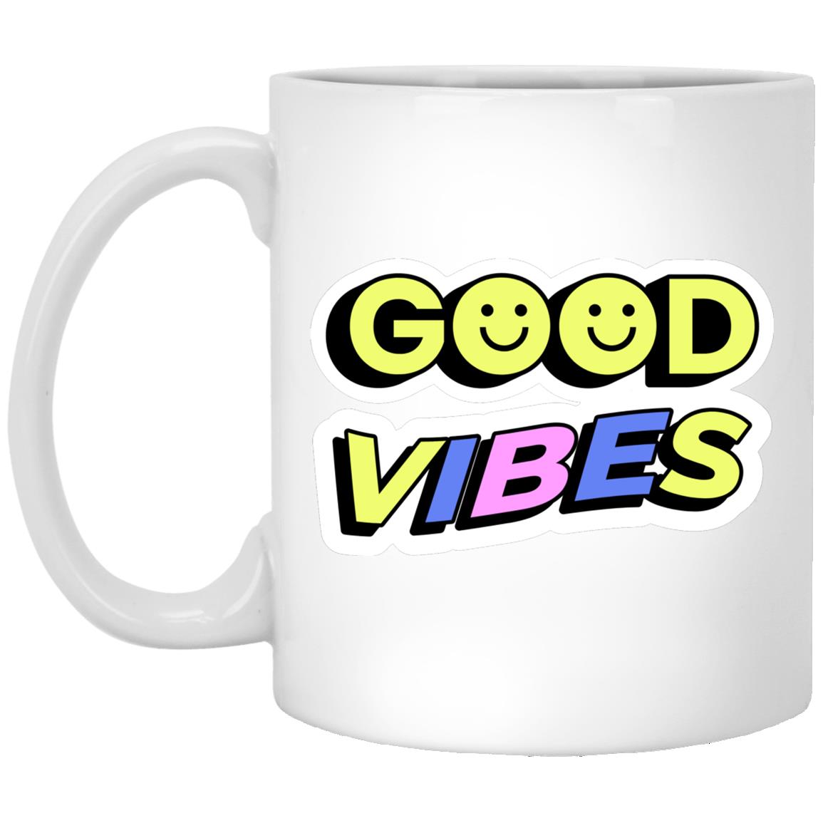 Good Vibes White Mug